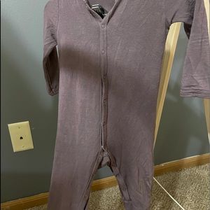 Kyte baby button long sleeve romper